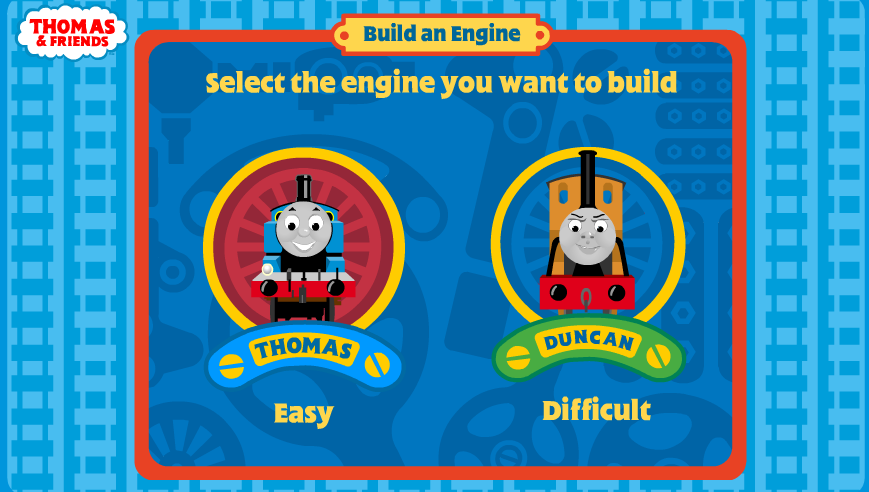 Free Online Kid Games Thomas Build And Engine Game   Thomas And Friends Build And Engine Game 